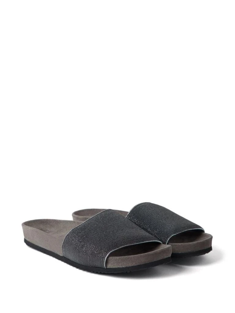 Brunello Cucinelli Brunello Cucinelli Suede Slides 5