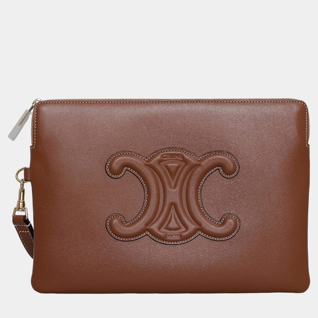 【CELINE】ASYMETRIC CLUTCH◆110763EPT Celine CELINE ASYMETRIC CLUTCH - Handbags - BeyondStyle