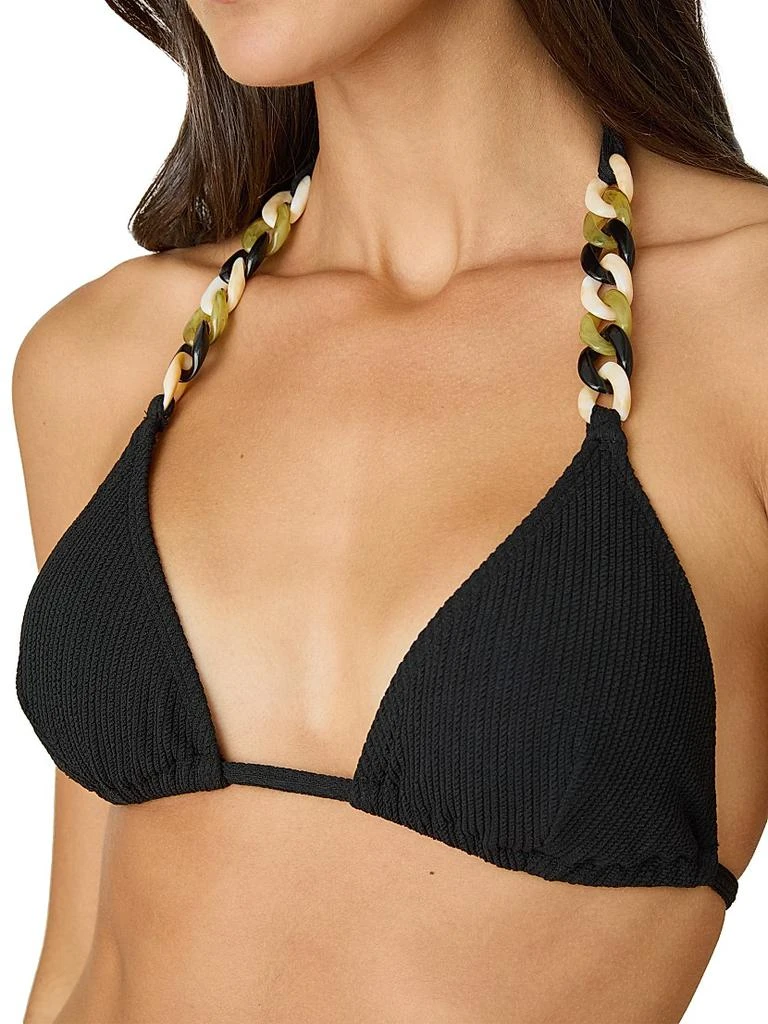 Shoshanna Chain Triangle Bikini Top 3