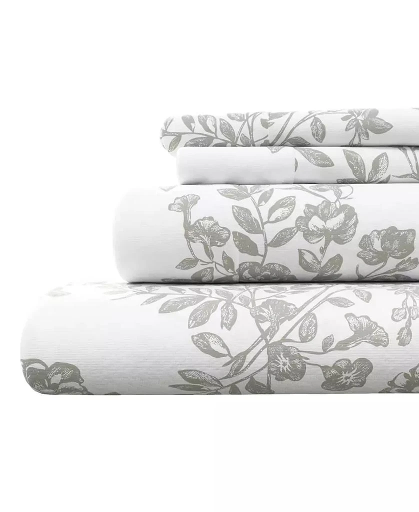 Linery 
Co Ultra-Soft Turkish Cotton Flannel Winter Floral Print Sheet Set