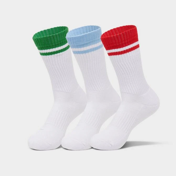 Sof Sole Sonneti Varsity Stripe Crew Socks (3-Pack) 1