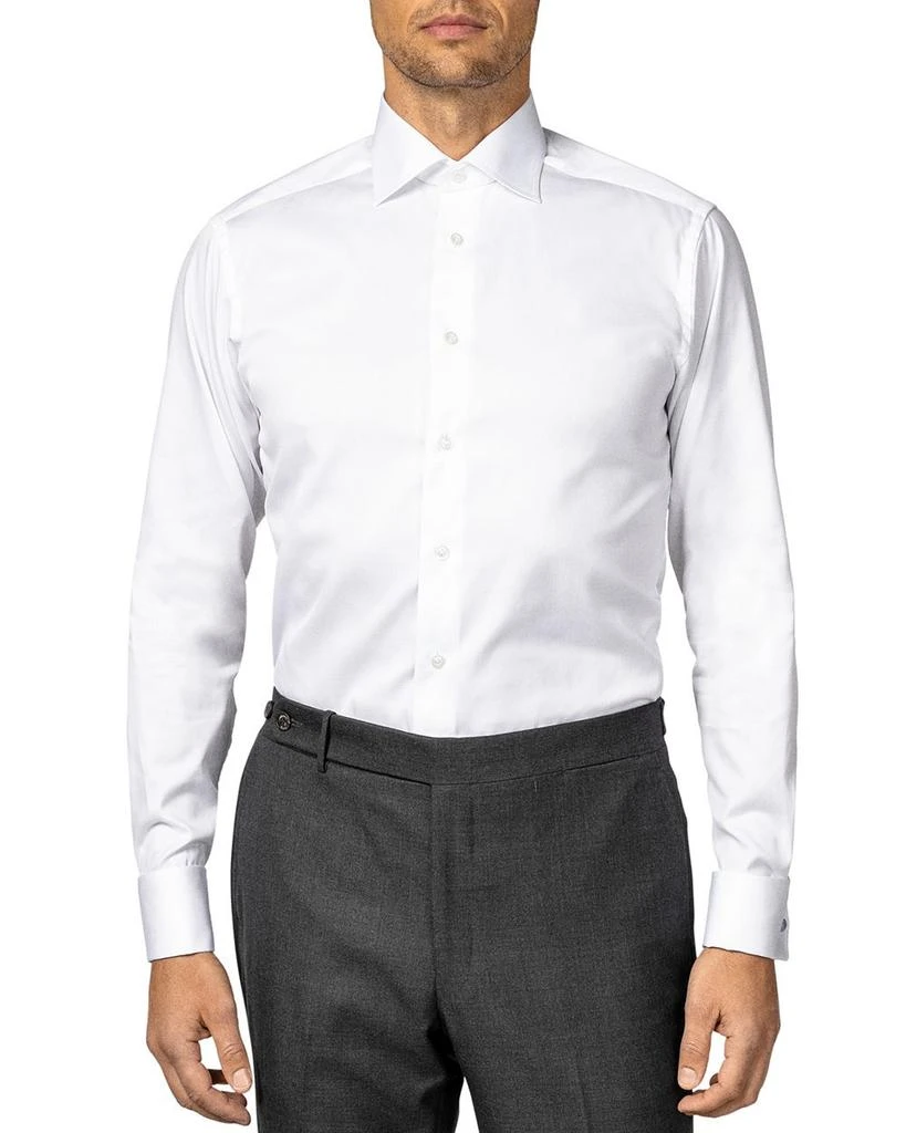 Eton Contemporary Fit Signature Twill French Cuff Dress Shirt 1