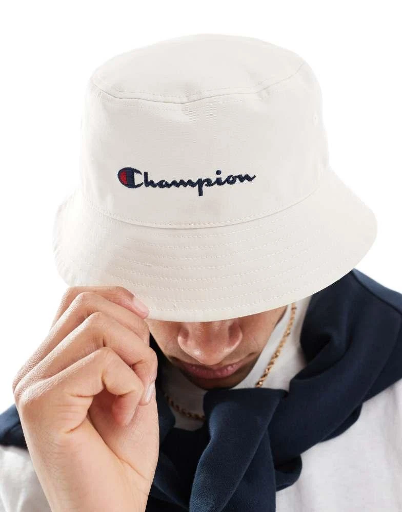 CHAMPION Champion bucket cap in off white 3