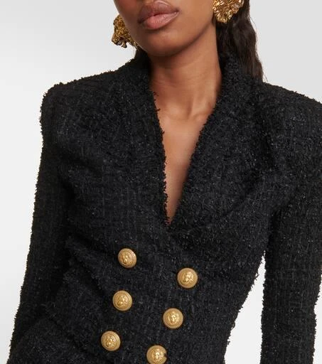Balmain Embellished tweed jacket 4