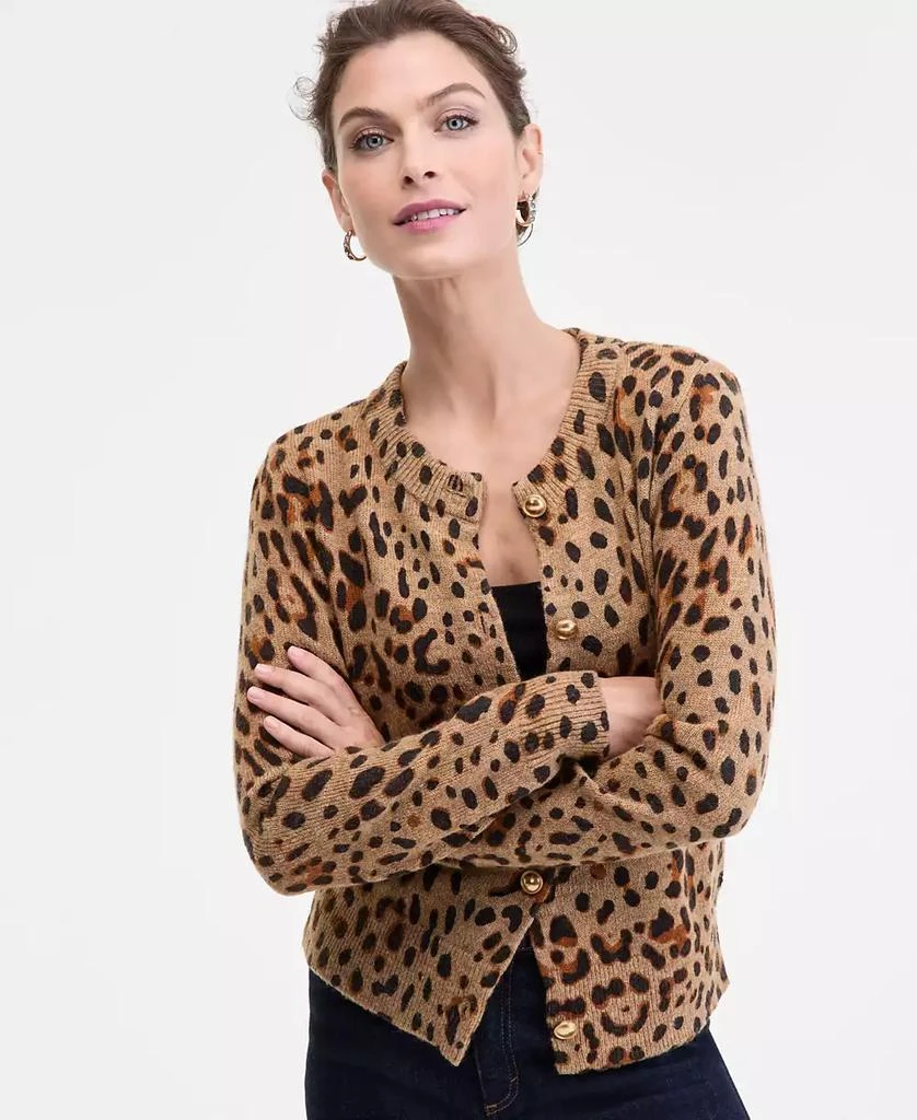 INC International Women
s Animal-Print Cardigan, Macy
s Exclusive 4