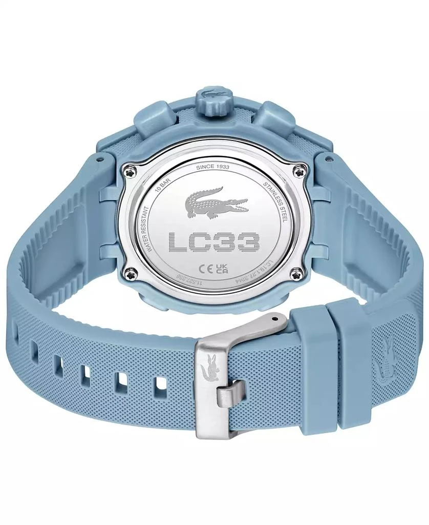Lacoste Women's LC33 Light Blue Silicone Strap Watch 3