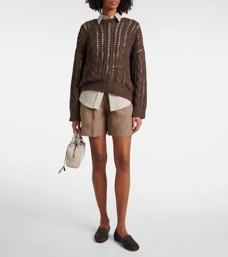 Brunello Cucinelli Linen shorts 2