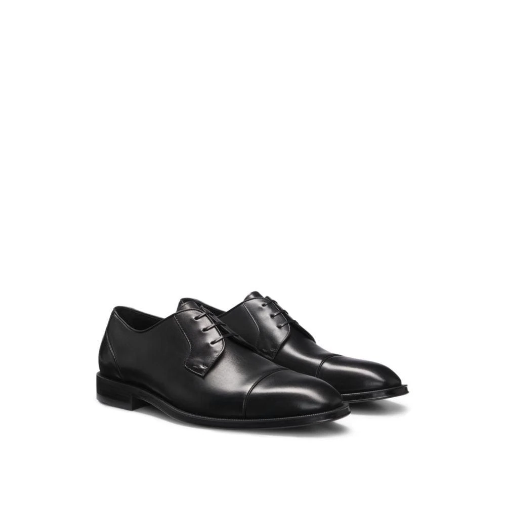 Hugo Boss Cap-toe Derby shoes in leather 1