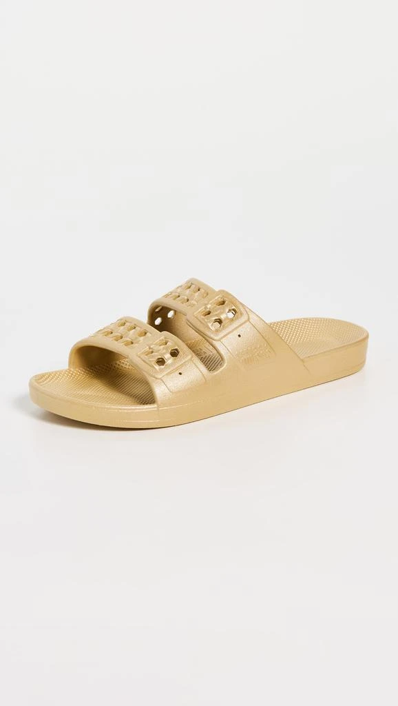 FREEDOM MOSES Paz Metallic Slides 4