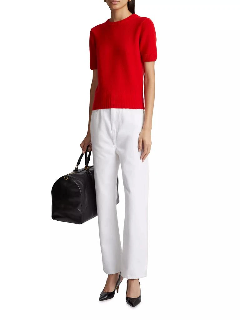 Khaite Luphia Short-Sleeve Sweater 2