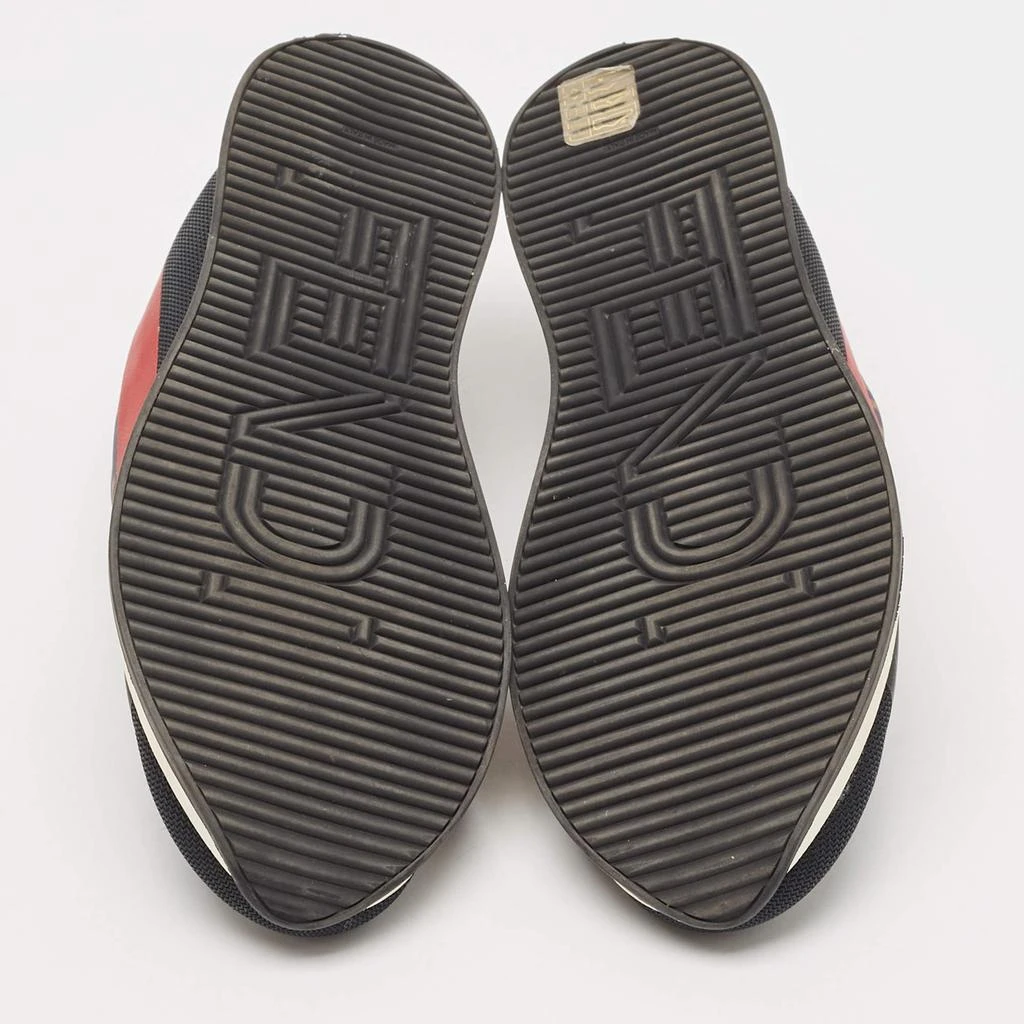 Fendi Fendi Multicolor Zucca Mesh And Leather Colibri Slip On Sneakers Size 39 6