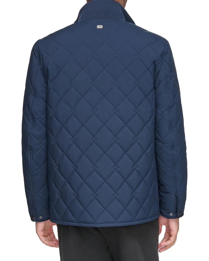 Andrew Marc Amberg Diamond Quilted Corduroy Trim Water Resistant Jacket 4