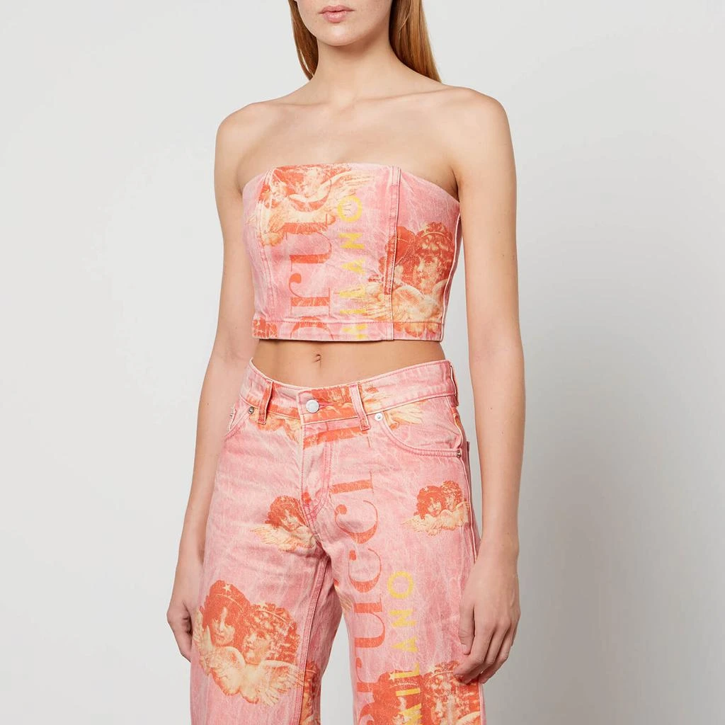 Fiorucci Fiorucci Angel Bustier Denim Top 1