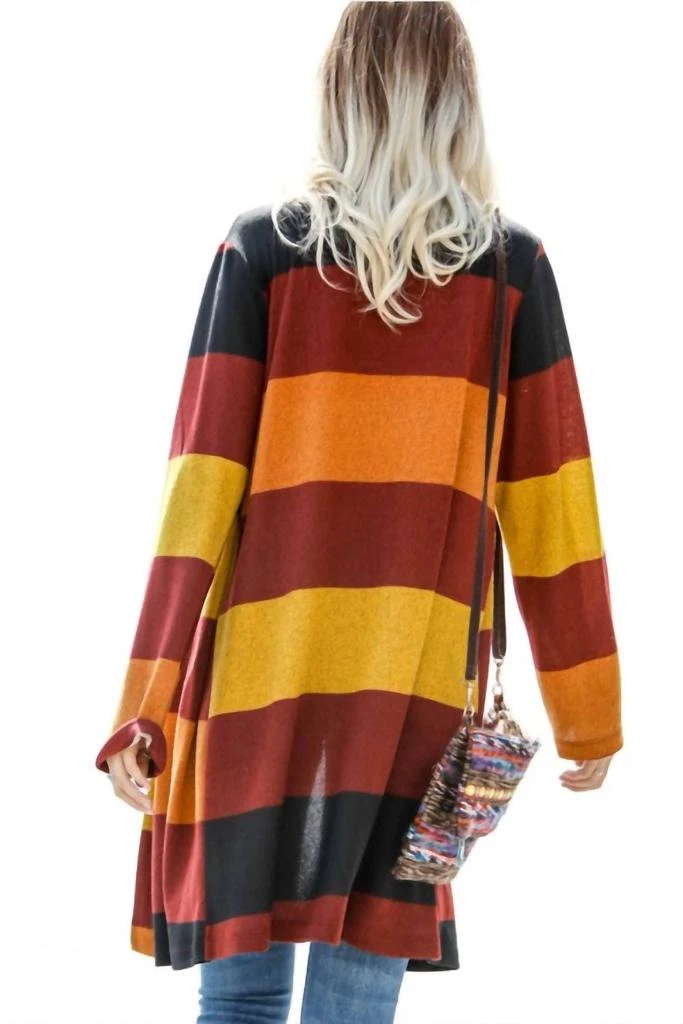 My Story My Story - 3 C's Striped Cardigan 4