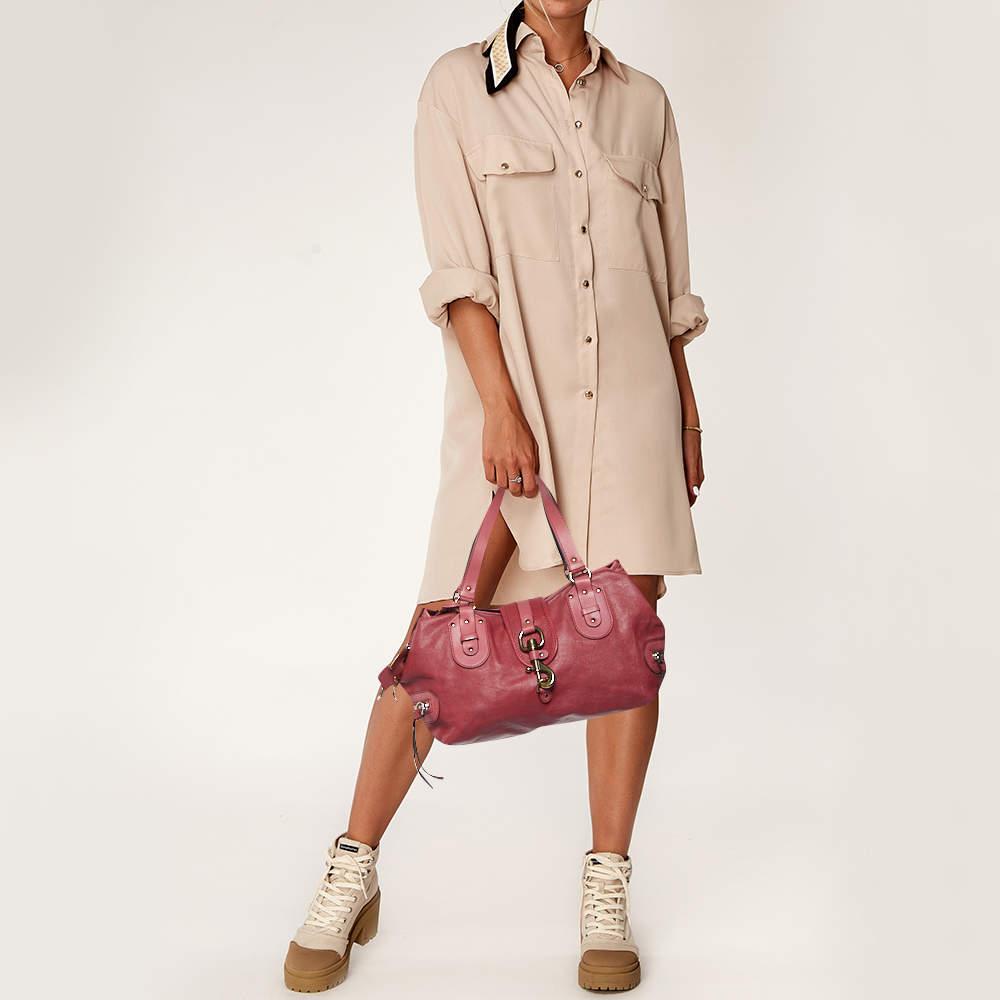 Chloe Chloe Pink/Brown Leather Paddington Satchel