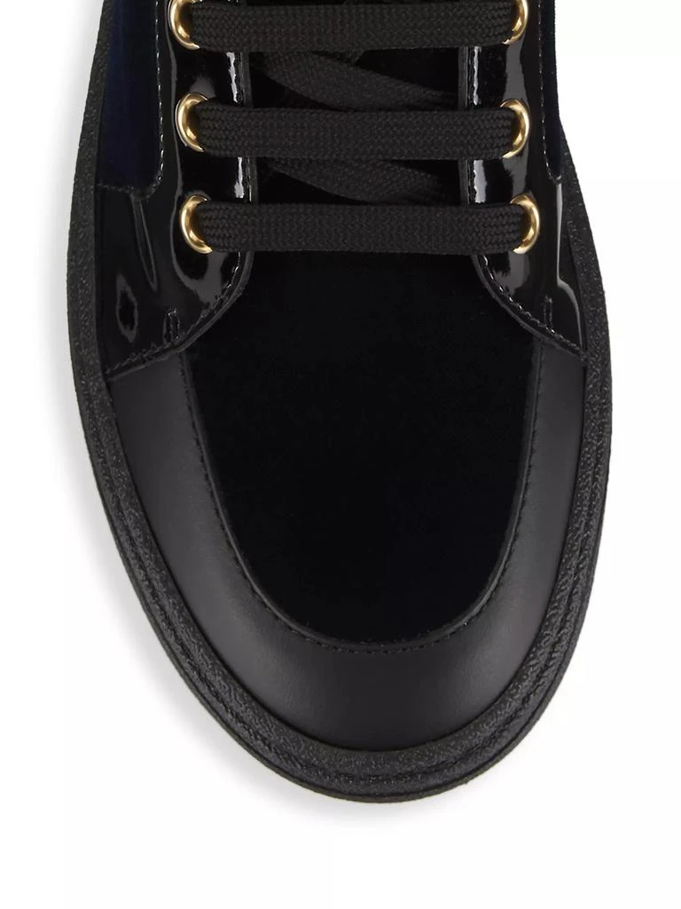 Giuseppe Zanotti GZ/94 Scarpa Uomo Velvet & Leather Sneakers 5
