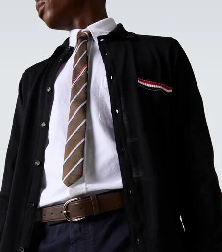 Thom Browne RWB Stripe virgin wool cardigan 5