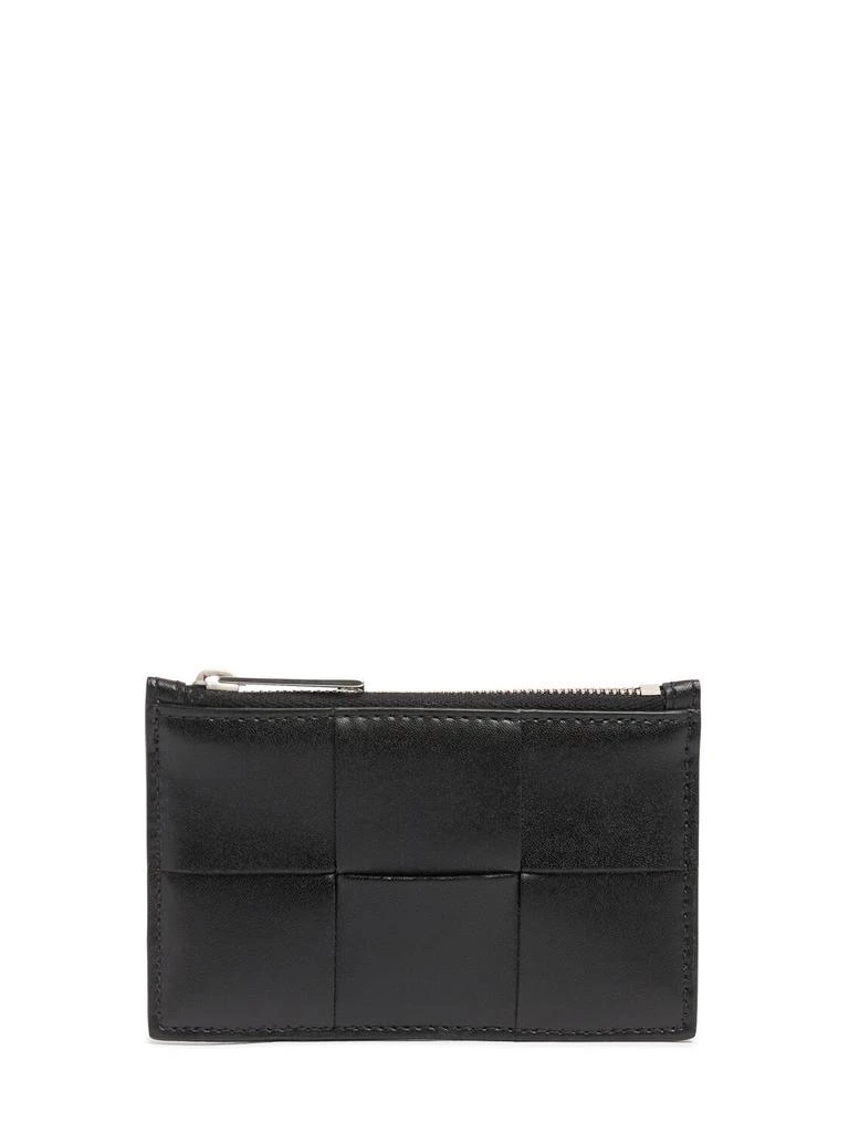 Bottega Veneta Cassette Leather Zipped Card Case 1