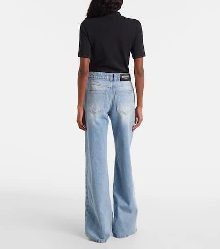 Balmain Mid-rise wide-leg jeans 3