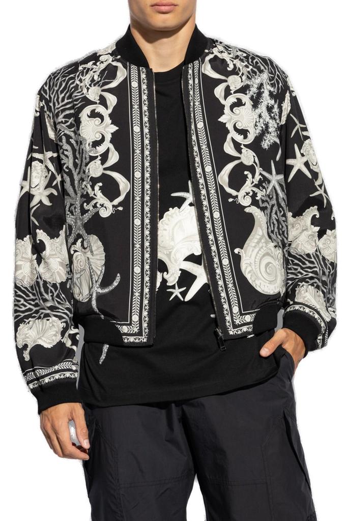 Versace Barocco Sea Reversible Zipped Bomber Jacket – On