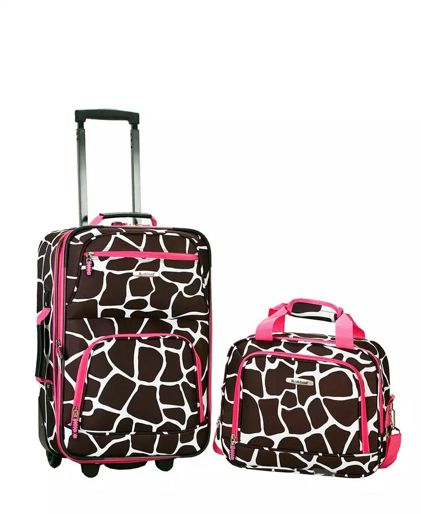 Rockland 2-Pc. Pattern Softside Luggage Set 1