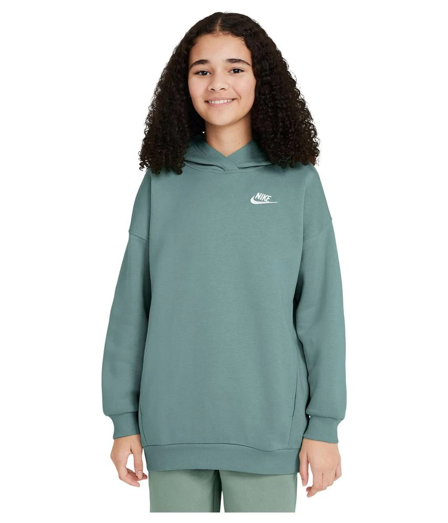 NIKE Sportswear Club Fleece Oversized Pullover Hoodie (Little Kid/Big Kid)