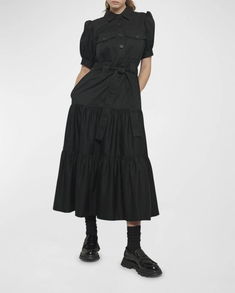 Derek Lam Buffy Button-Front Utility Dress 1