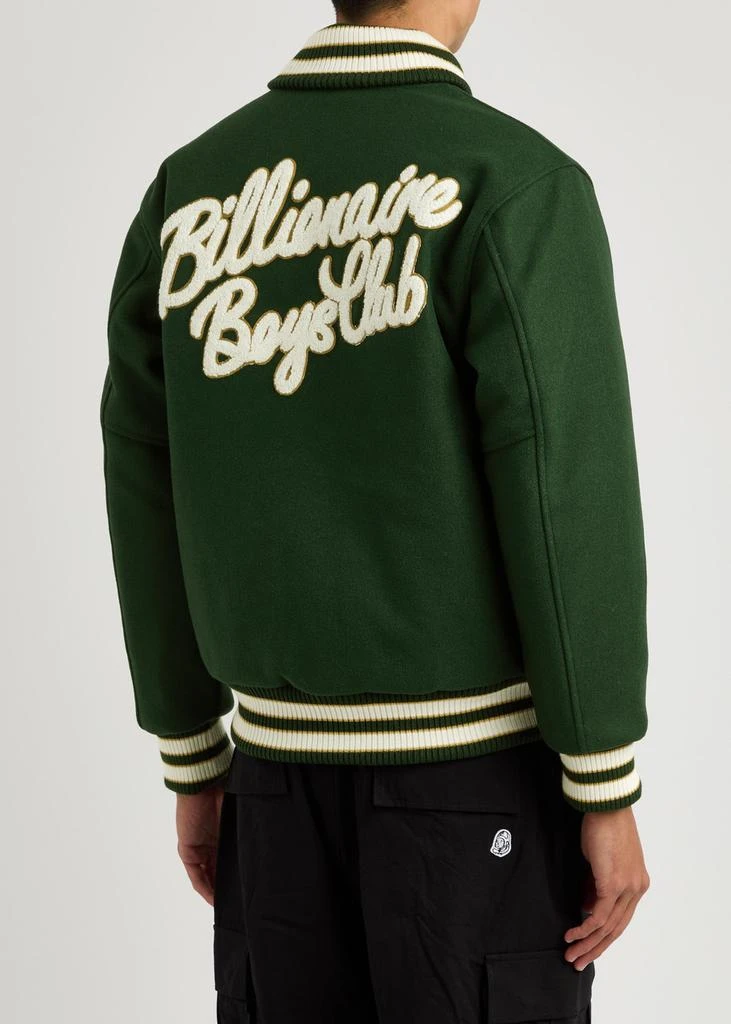 Billionaire Boys Club Logo-appliquéd padded felt varsity jacket 3
