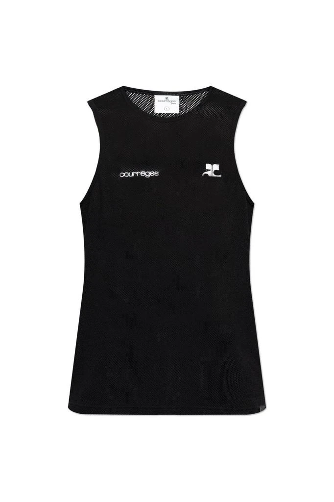 Courrèges Courrèges Printed Mesh Tank Top