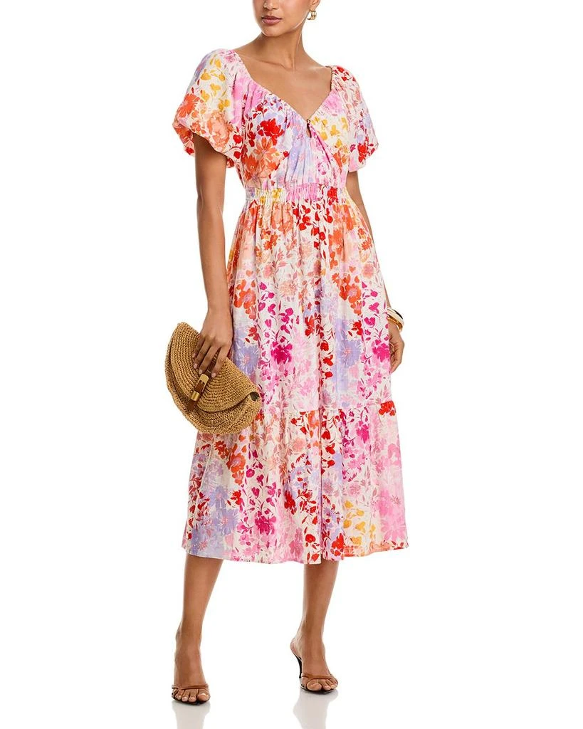 Derek Lam Laine Floral Printed Dress 3