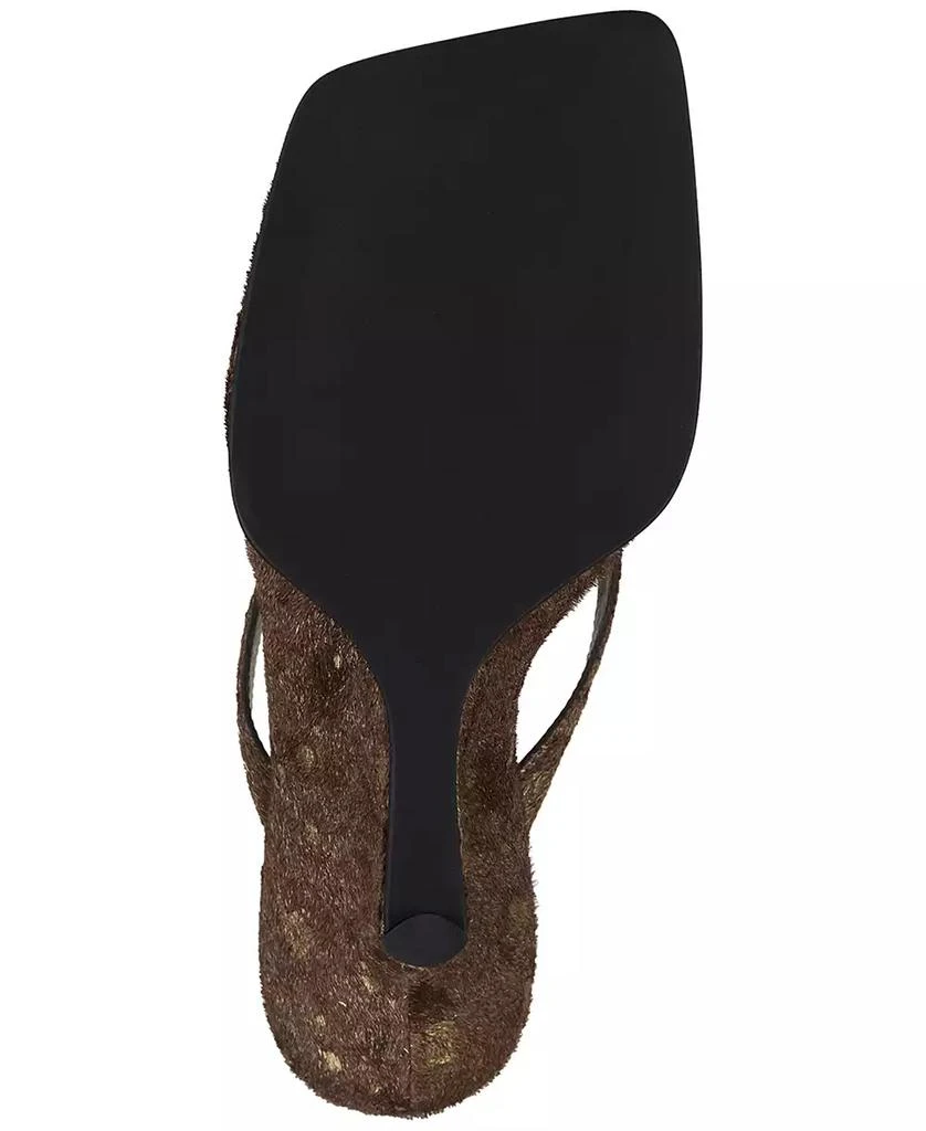 Jeffrey Campbell Romee-F Sculpted Wedge Thong Sandals 5