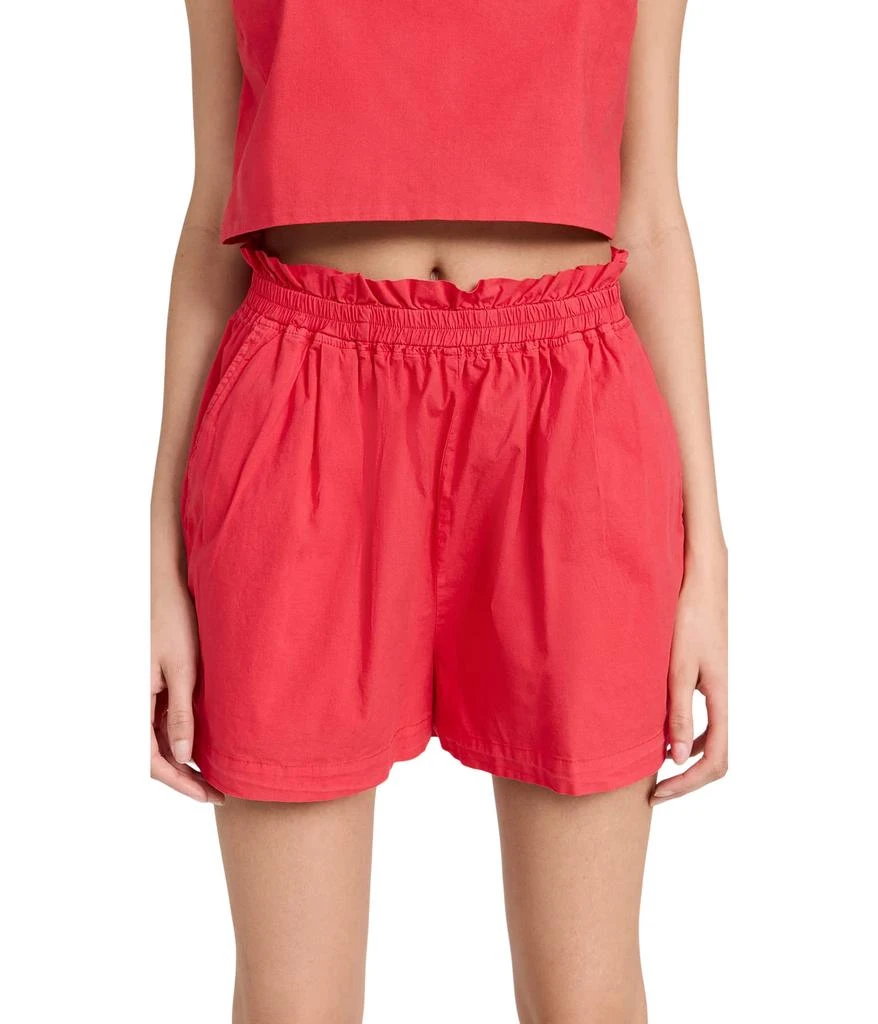 MONROW Poplin Paperbag Shorts 2