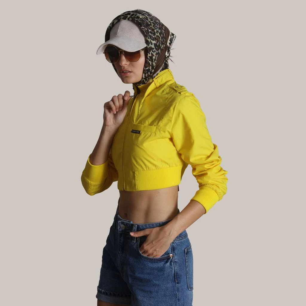 Members Only Women's Mini Cropped Racer Jacket 6