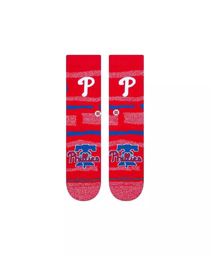 Stance Men's and Women's Philadelphia Phillies Squeeze Tri-Blend Knit Crew Socks