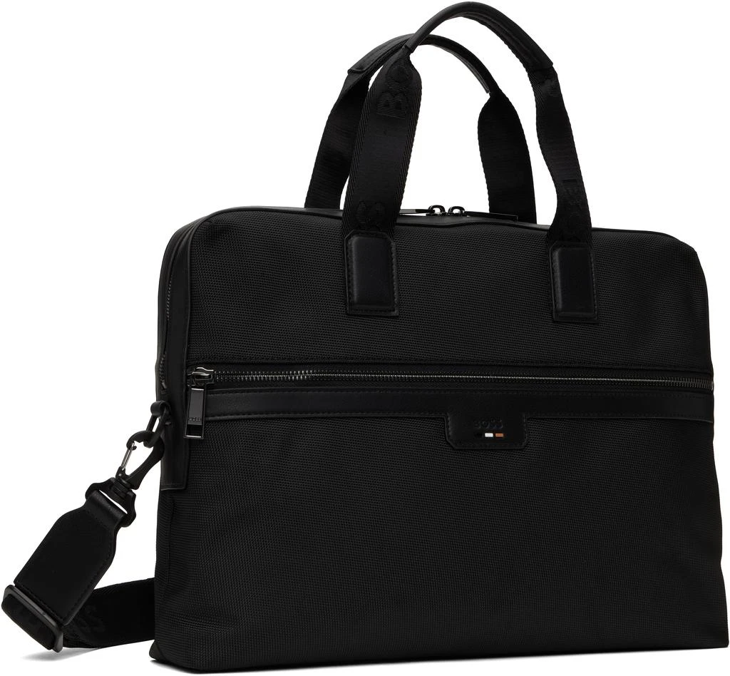 Hugo Boss Black Embossed-Logo Briefcase 2