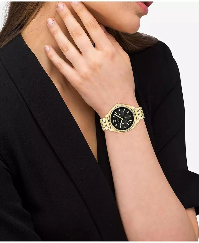 Coach Women's Kitt Gold-Tone Stainless Steel Bracelet Watch 4