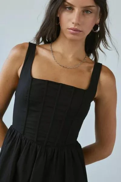 Kiss The Sky Kiss The Sky Belle Tie-Back Corset A-Line Mini Dress 3