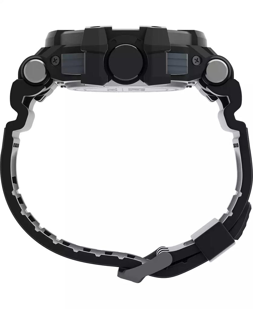 Timex UFC Men's Quartz Tactic Resin Black Watch, 53mm