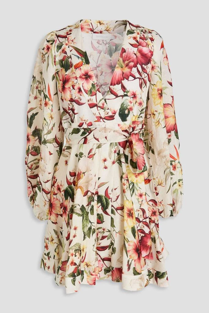 chinese dress ladies Daylight Belted Tunic Linen Mini Dress