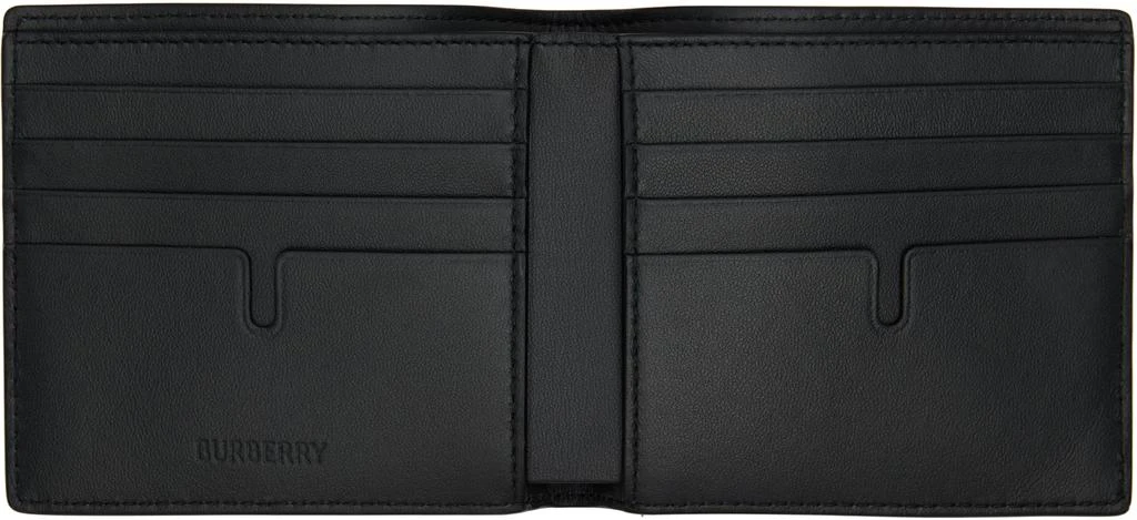 Burberry Gray Check Bifold Wallet 3