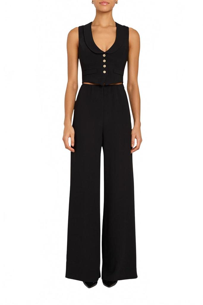 Amanda Uprichard Nathan Jumpsuit In Black