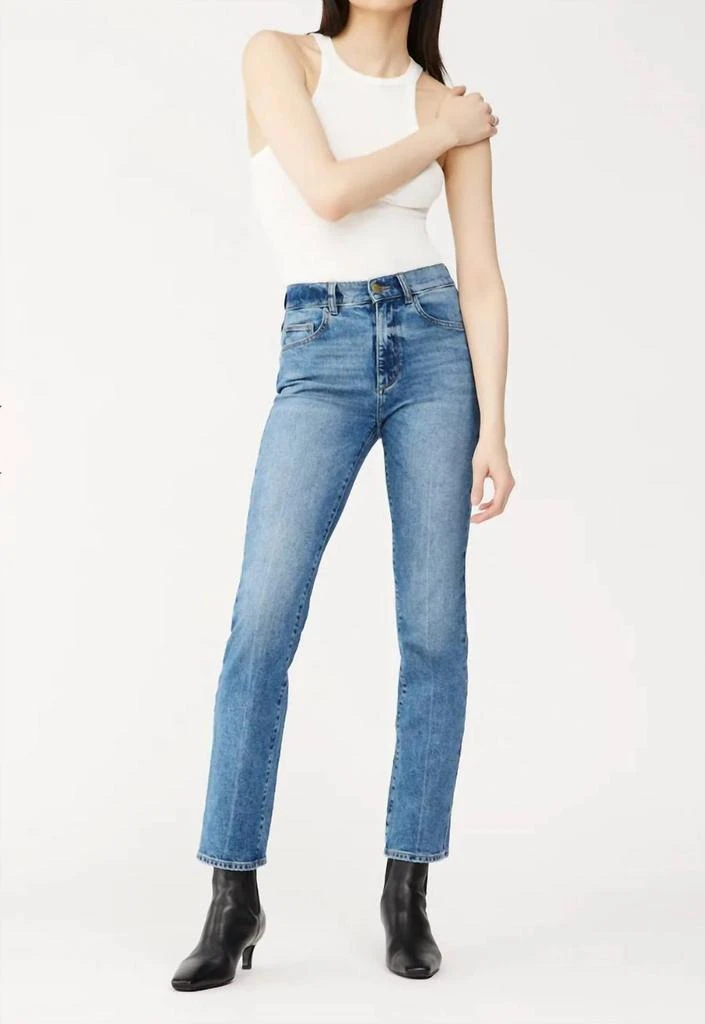 DL1961 - Women's Patti Straight Leg Jeans In Blue 3