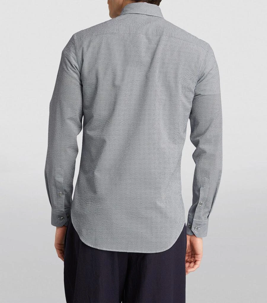Giorgio Armani Cotton Seersucker Shirt 4