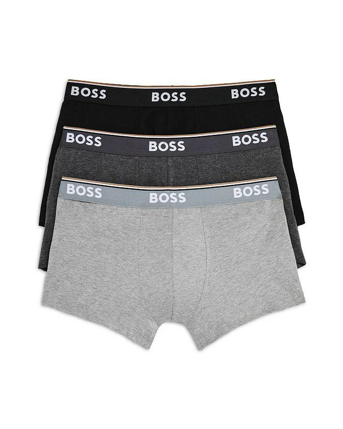 Hugo Boss Power Cotton Blend Trunks, Pack of 3