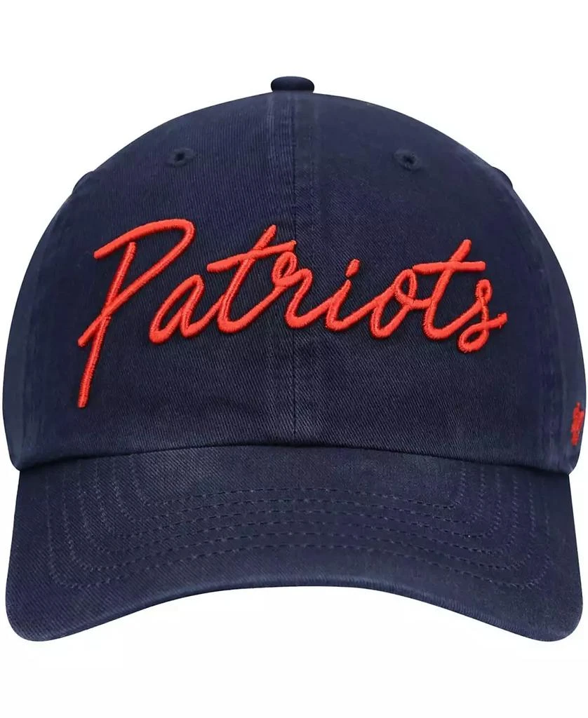 47 Brand Women's Navy New England Patriots Vocal Clean Up Adjustable Hat 2