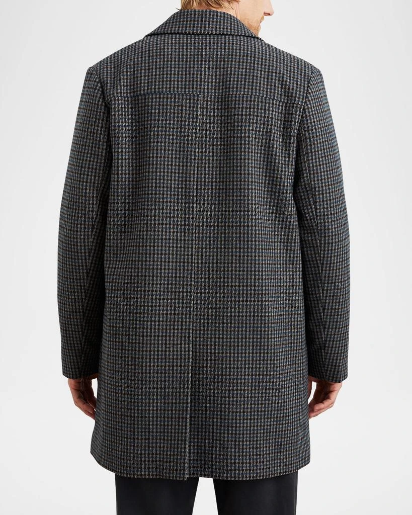 Rails Men's Hockney Check Overcoat 3