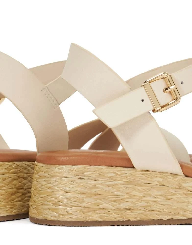 DUNE London Dune London Littleton sandals in ecru 3