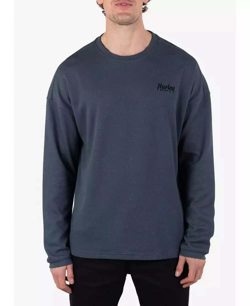 Hurley Men's Tradesman Thermal Long Sleeve Crew T-Shirt 1