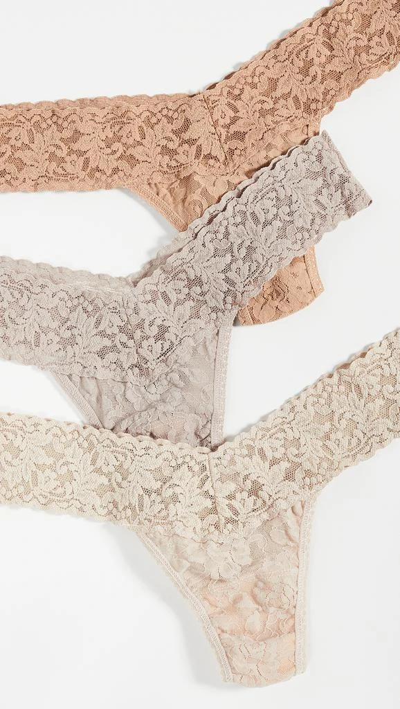 Hanky Panky 3 Pack Neutrals Low Rise Thongs 1