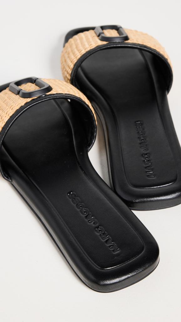 Marc Jacobs The J Marc Raffia Sandals - Shoes - Compare